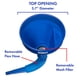 thumbnail image 5 of Embudo flexible Terbold para automóviles con manguera, boca ancha, azul, 5 of 7