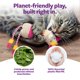 thumbnail image 5 of Juguete para gato SmartyKat Llama de piernas largas con hierba gatera y peluche para patear, 5 of 9
