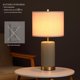 thumbnail image 2 of Lámpara de mesa O'Bright 61 cm recargable LED gris piedra, 2 of 7