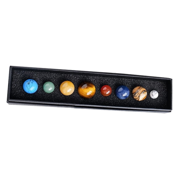 de ocho planetas, ciencia DIY hecha a mano con estuche de almacenamiento, regalos de astronomía, planetas del espacio exterior para
