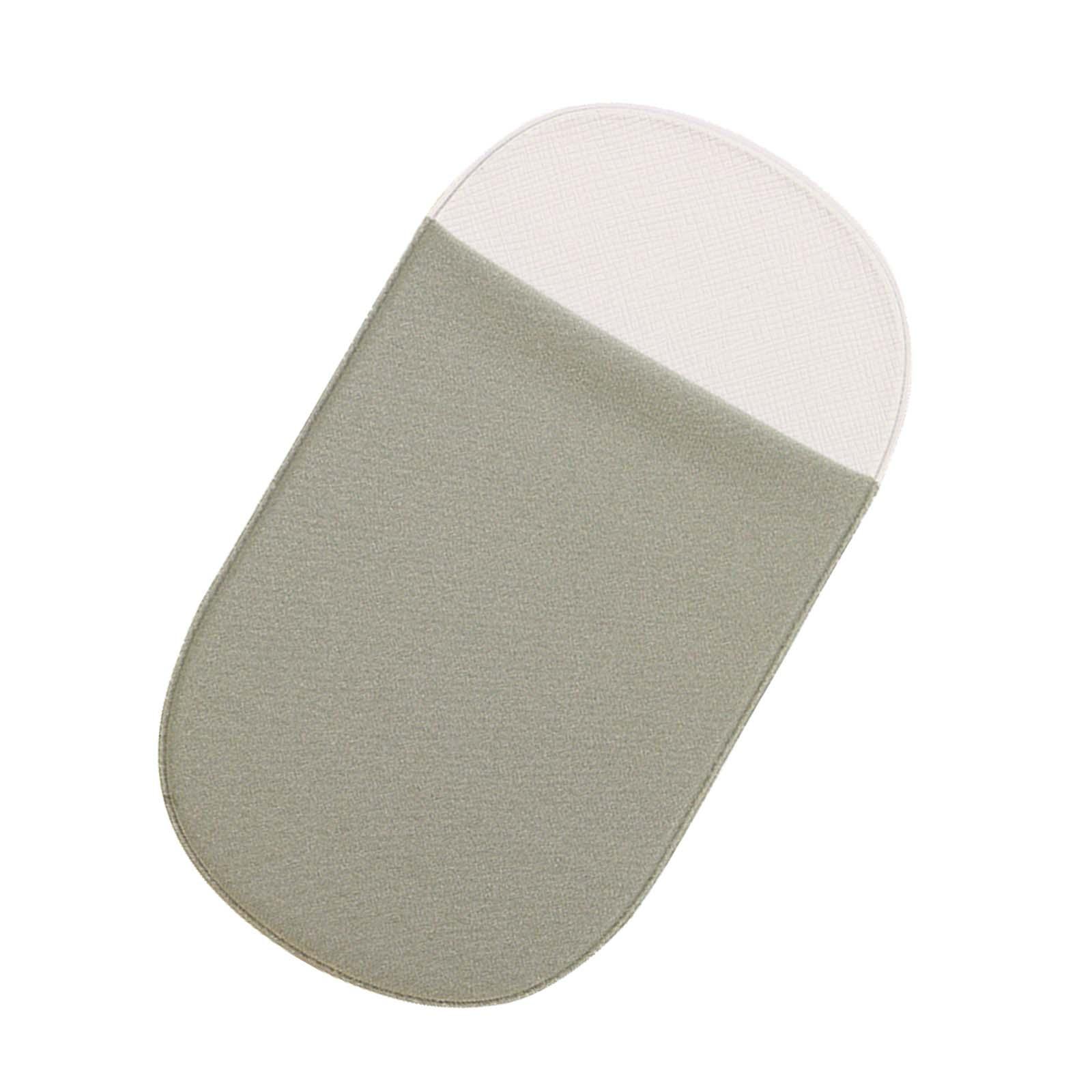 Magideal - Bolsa De Almacenamiento Con Soporte Para Disco Duro Externo Para Ordenador Portátil, Bolsa Trasera Autoadhesiva Elástica Para Accesorios De Ordenador, Gris