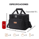 thumbnail image 2 of Bolso Lonchera Termico Escolares Trabajo Tela Oxford Negra, 2 of 5