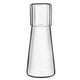 thumbnail image 1 of Juego de jarras de agua junto a la cama ZILJJ de vidrio transparente de 850 ml con vaso, 1 of 8