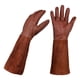 thumbnail image 3 of Guantes de soldadura Mitones Guantes de trabajo Cuero de PU Guantes multifuncionales seguros para asar Guantes para horno para taller Jardín Garaje M, 3 of 5