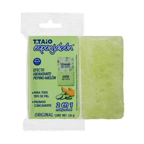 Esponjabón Pepino melón - Hidratante