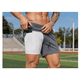 thumbnail image 2 of Short Deportivo Hombre Pantalones Cortos Secado Rápido Sport GRIS OSCURO TALLA XXL, 2 of 3
