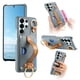 thumbnail image 1 of Funda FOXDOCK para Samsung Galaxy S26 Ultra Función billetera, diseño con anillo, soporte ajustable y correa para muñeca-azul, 1 of 6