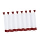 thumbnail image 2 of Personalizar Cafe Cortina de ventana Cortina de cocina Tier # 1 35x18 pulgadas, Wine Red, 2 of 5