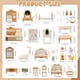 thumbnail image 2 of Juego De Muebles Para Casa De Muñecas De 36 Piezas Escala 1 12, 2 of 6