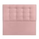thumbnail image 1 of Respaldo Botone Premium 1,5 plazas Felpa Rosado Claro, 1 of 3