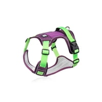 Genérico - Arnés Reflectante Antitirones Antiasfixia Para Perro Talla S Purpura