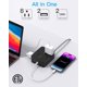 thumbnail image 2 of Power Strip Protector contra sobretensiones HANYCONY, cable de 3 m, 8 salidas, 4 USB, 2 of 7