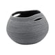 thumbnail image 2 of Cesta De Almacenamiento Tejida, Estantes Organizadores, Cesta Decorativa, Cesta Redonda Para Plantas, Gris, 2 of 5