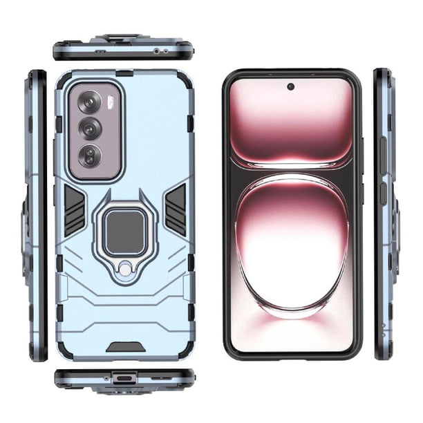 FOXDOCK Funda Antigolpes para OPPO Reno 12 Pro 5G – Protección Total con Soporte y Diseño Robusto