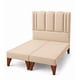 thumbnail image 5 of Cama King Size Milano + Respaldo King Size Milano + Colchon Mery Desing Beige, 5 of 8