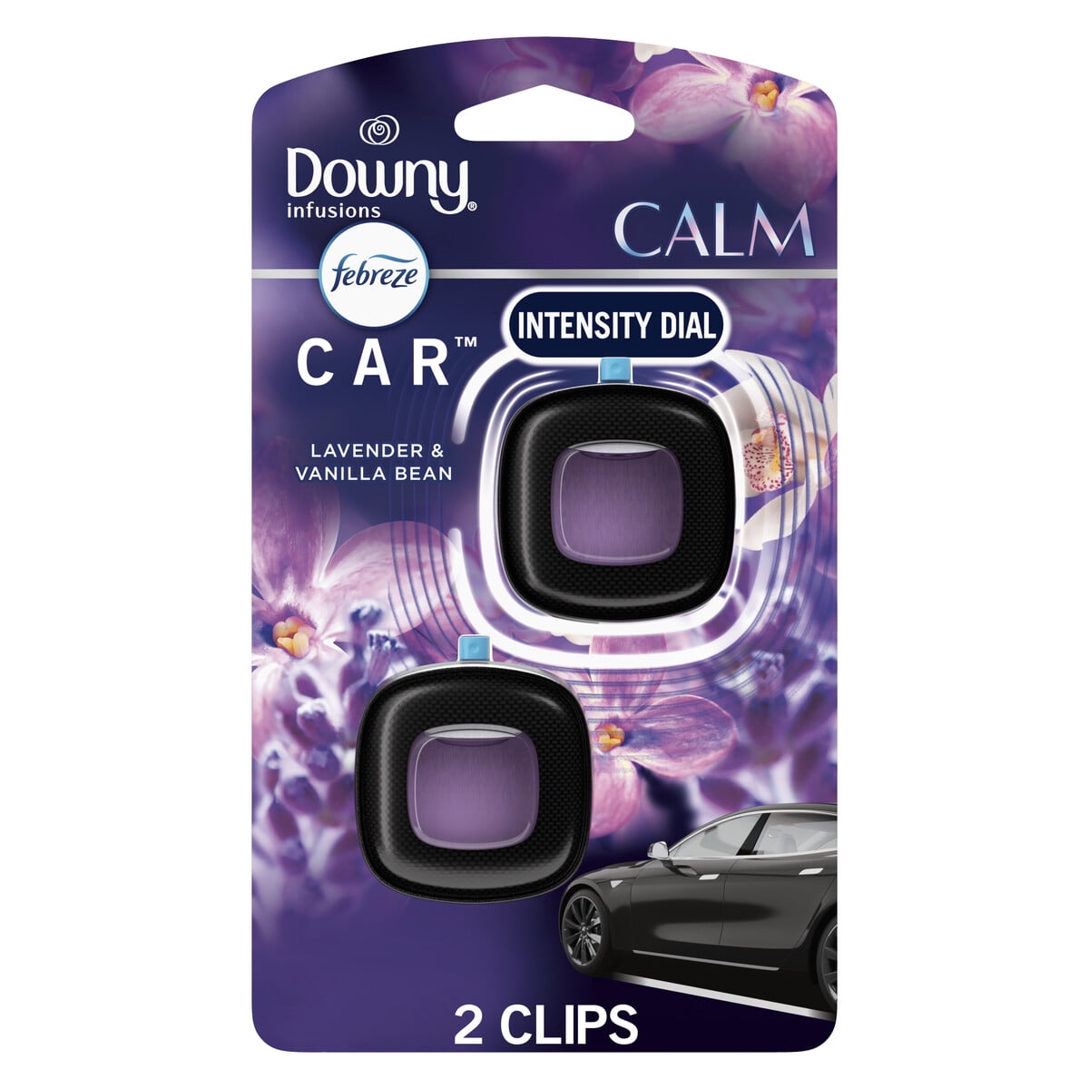 Aromatizante Auto Febreze Lavanda Vainilla 2 Clips Elimina Olores