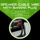 thumbnail image 2 of Cable De Altavoz 10 Awg Con Punta Tipo Banana Chapada En Oro 3 M, 2 of 7