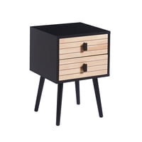 Habita2 Chile - Velador Para Dormitorio Nordic Black