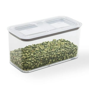 Coza - Contenedor Hermético Rectangular Modo 1,3 L Cristal Blanco