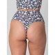 thumbnail image 2 of Bottom de Bikini Daikiri Mujer Calzón Tiro Alto Sin Elasticos Floral Marino Crema Protección UV50+, 2 of 3