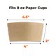thumbnail image 3 of Fundas para vasos de café FMP Brands 8 oz (paquete de 1000) kraft, 3 of 6