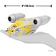 thumbnail image 4 of Vehículo Razor Crest de juguete Jazwares de 18 cm con microfigura, 4 of 9