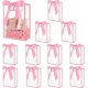 thumbnail image 1 of Bolsas de regalo NICOCOTE 12 piezas 26x18x8 cm con cinta rosa, 1 of 7