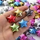 thumbnail image 2 of 10pcs 20x21mm Big Size Star Spacer Beads Acrylic Five-Pointed Star Beads Charms Creative For DIY Bracelet Necklace Handmade Crafts Jewelry Making Supplies, 2 of 3