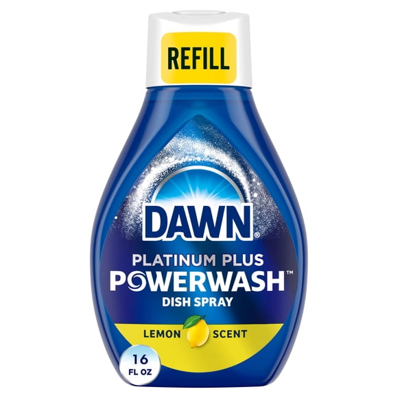Spray para platos Dawn Platinum Plus con aroma a limón, 473 ml