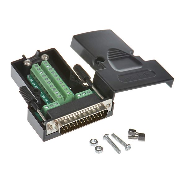 Adaptador ANMBEST DB25 macho sin soldadura RS232 serie