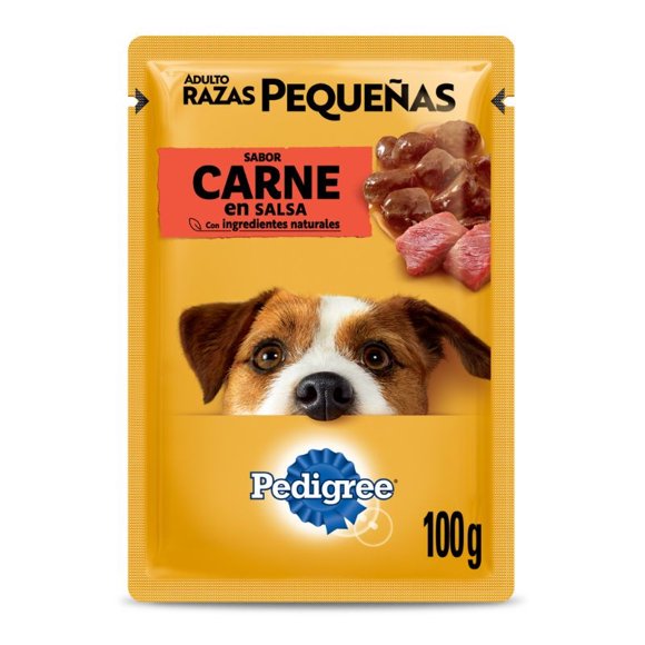 Alimento Húmedo Perro Adulto Raza Pequeña Sabor Carne Pouch, 100 g