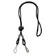 thumbnail image 3 of 1 / 3Pcs Soporte De Correa De Cadena De Cordón Ajustable Para El Cuello Negro 1Pcs, 3 of 5