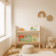 thumbnail image 4 of Biblioteca Librero Infantil 2 Niveles Estante 57x43x26cm Blanco 2 Niveles, 4 of 8