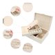 thumbnail image 5 of REGALWOVEN Caja de Accesorios de 2 Capas para Regalos de Cumpleaños para Niñas y Mujeres, Organizador de Accesorios de Cuero PU Blanco 9.1'x 6.7'x 3.5, 5 of 7