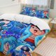 thumbnail image 1 of The Straw Hat Pirates Bed Duvet Cover Funny Anime Cartoon Bedding Sets Lightweight 3 Piece Comforter Sets, 1 of 5