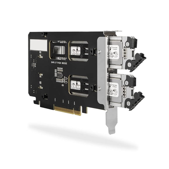 Tarjeta adaptadora ICY DOCK Dual Bay 2X M.2 NVMe SSD a PCIe 4.0 x8