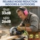 thumbnail image 2 of Orejeras TICONN con cancelación de ruido SNR 33 dB, rosa, 2 of 8