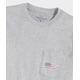 thumbnail image 4 of Camiseta Vineyard Vines Flag Whale de manga corta gris XL para hombre, 4 of 5