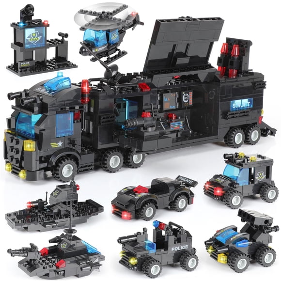 Set de construcción EP EXERCISE N PLAY SWAT Policía de la ciudad, 1110 piezas
