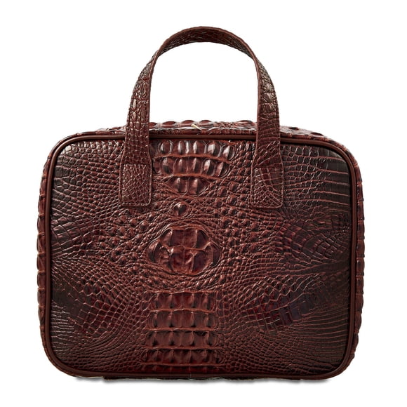 Neceser de Maquillaje Walmart Marrón 28x22x12 cm con Gancho Colgante