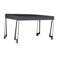 Ioensy - Toldo Portátil Para Carrito De Camping De 8 Pulgadas, Color Negro