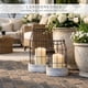 thumbnail image 3 of Farol Decorativo KIBAGA Set de 2, Metal y Madera, 22 x 14 y 29 x 18 cm, 3 of 3