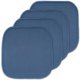 thumbnail image 1 of Cojín para silla Sweet Home Collection 41 × 41 cm Azul - Pack de 4, 1 of 8