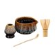 thumbnail image 1 of Juego De Té De Matcha Hecho A Mano Japonés Para Amantes Del Té Tazón Té Mata Utensilios Set Dorado, 1 of 5
