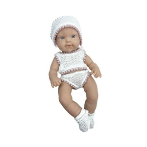 Little Dolphie - Muñeca Realista De 30 Cm Con Ropa Tejida Y Chupete