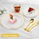 thumbnail image 4 of Platos Desechables Elegantes Fiesta 10 Personas 70 Pcs Gold, 4 of 5