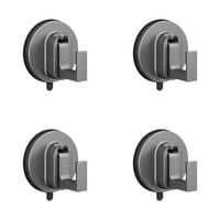 Xusx111 - 4 Paquete 2025 Ganchos De Copa De Succión Actualizados, Sin Ganchos De Succión De Taladro Para Vidrio De Puerta Delantera, Colgante De Corona Reutilizable Para Navidad Acción De Gracias Deco