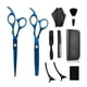 thumbnail image 1 of Juego de 10 tijeras de corte de pelo, kit profesional para peluquería, salón y hogar., 1 of 5