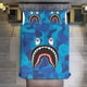 thumbnail image 2 of Navy Blue Bape Shake Camo Comforter Set Soft 3 Pcs Twin Bedding Sets Thicken for All Season, 2 of 5