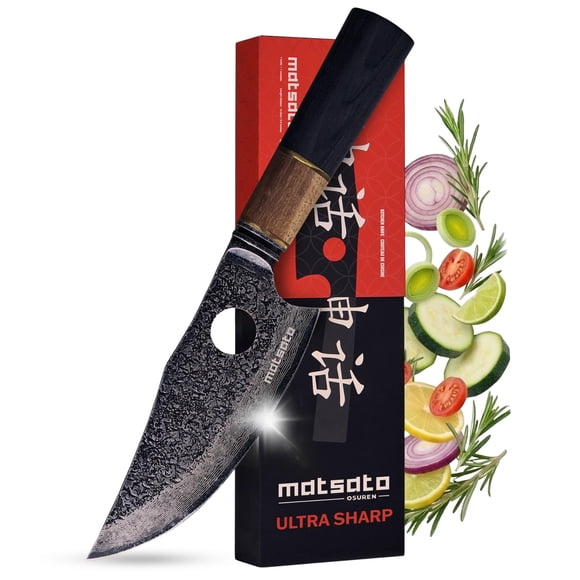 Cuchillo de chef Matsato Osuren de 16 cm de acero inoxidable japonés